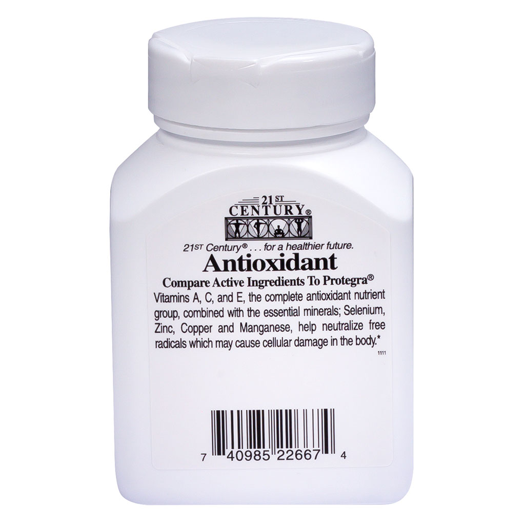 21st Century Antioxidant Vitamin A C E Tablets, Pack of 75's