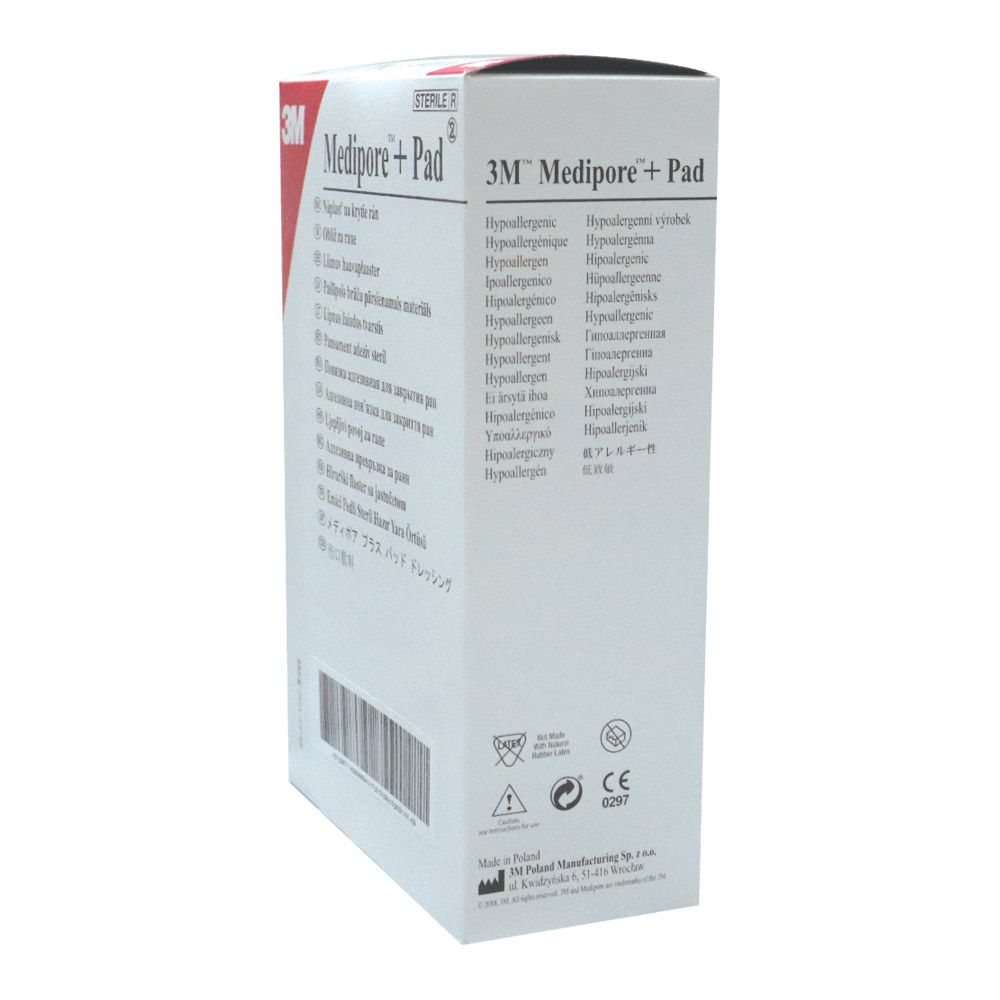 3M Medipore + Pad 10 cm x 15 cm 25's