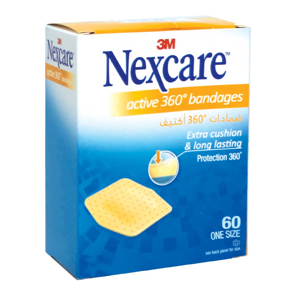 3M Nexcare Active Bandages 60's