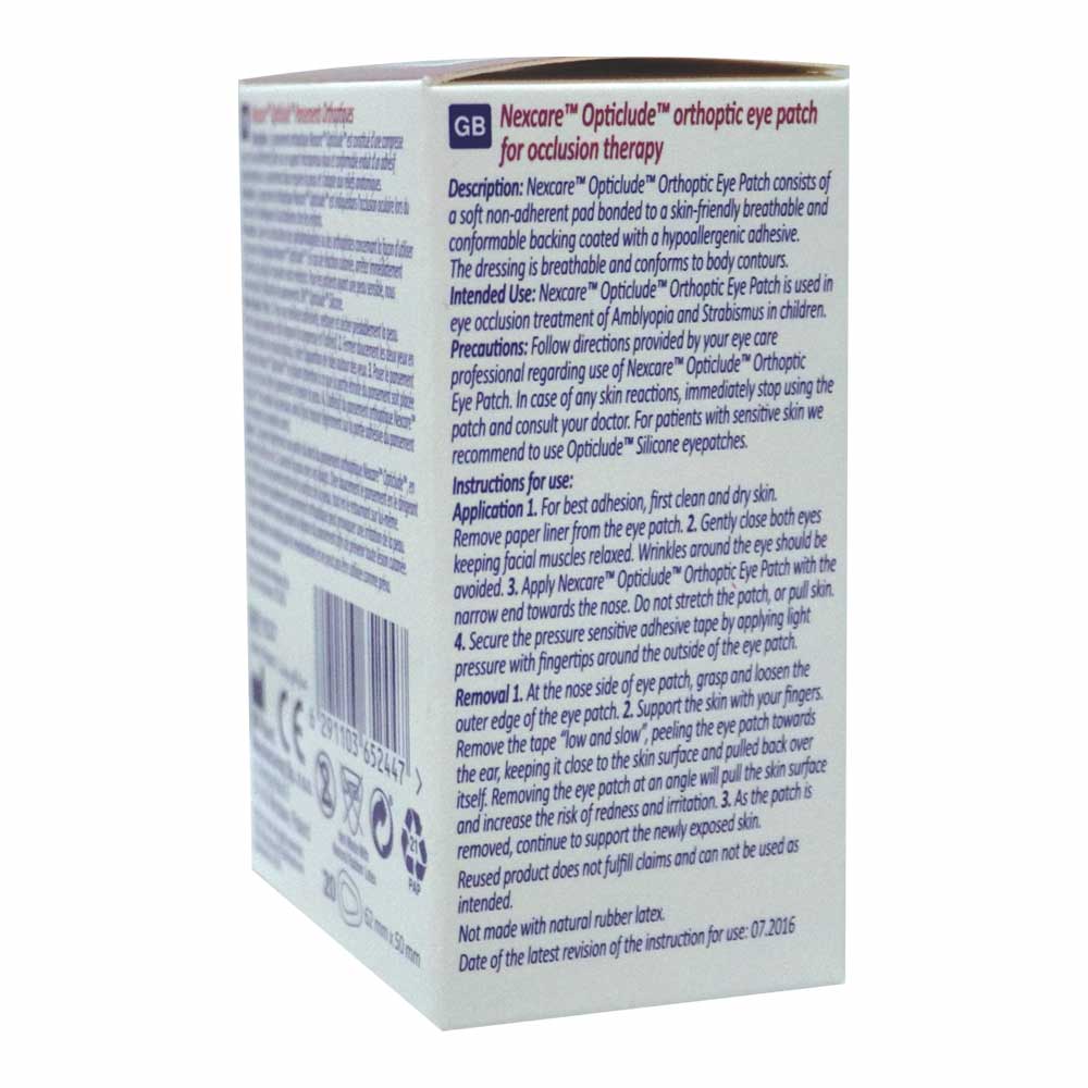 3M Nexcare Junior Opticlude Eye Patch 20's