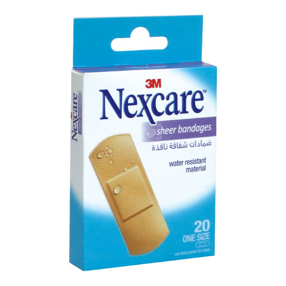 3M Nexcare Sheer Bandages 20's
