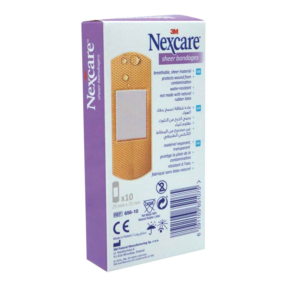 3M Nexcare Sheer Bandages 10's