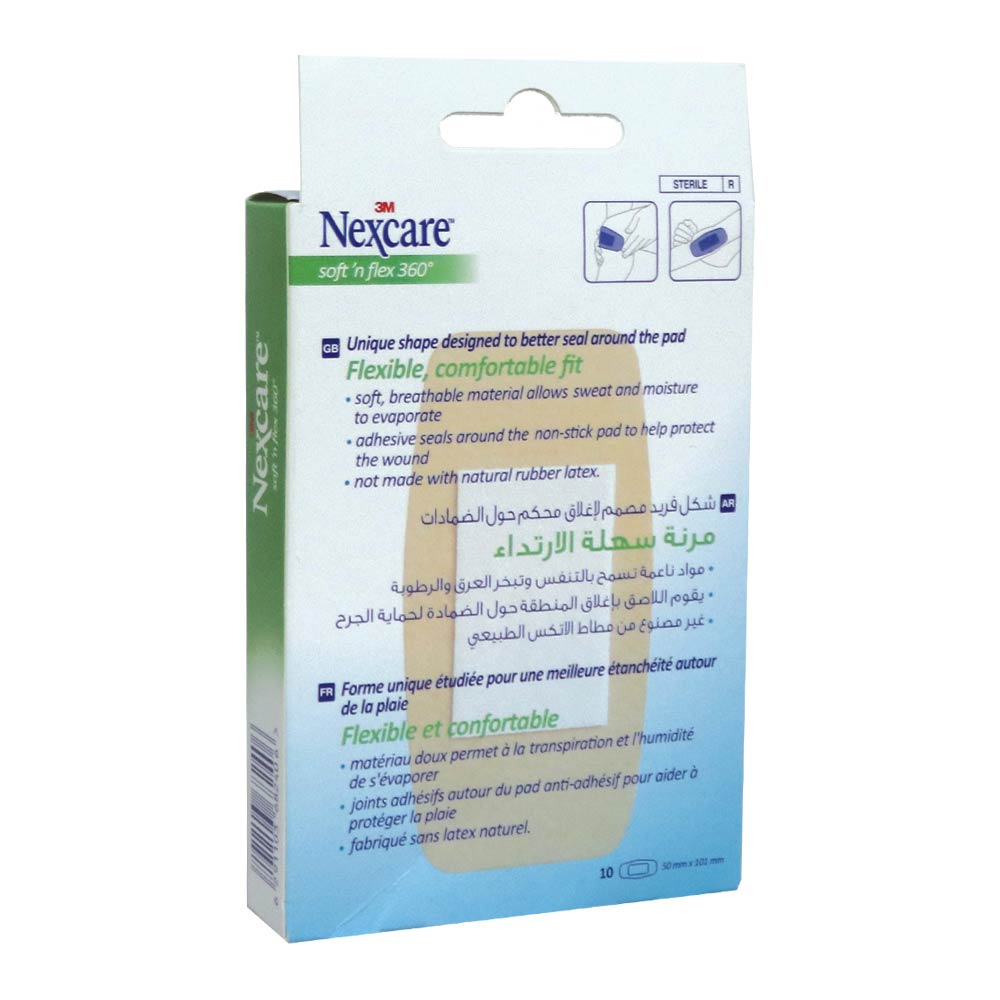 3M Nexcare Soft 'n Flex Bandages 10's