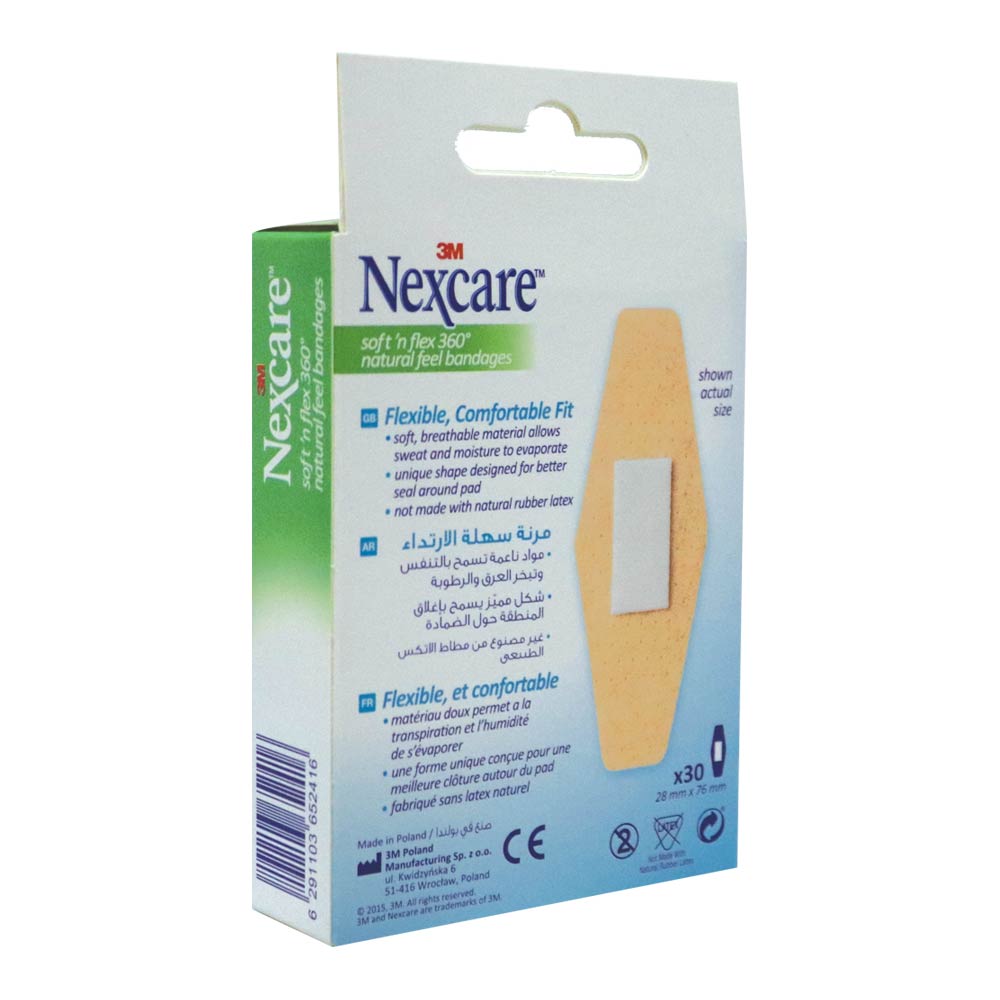 3M Nexcare Soft 'n Flex Bandage 572-30D 30's