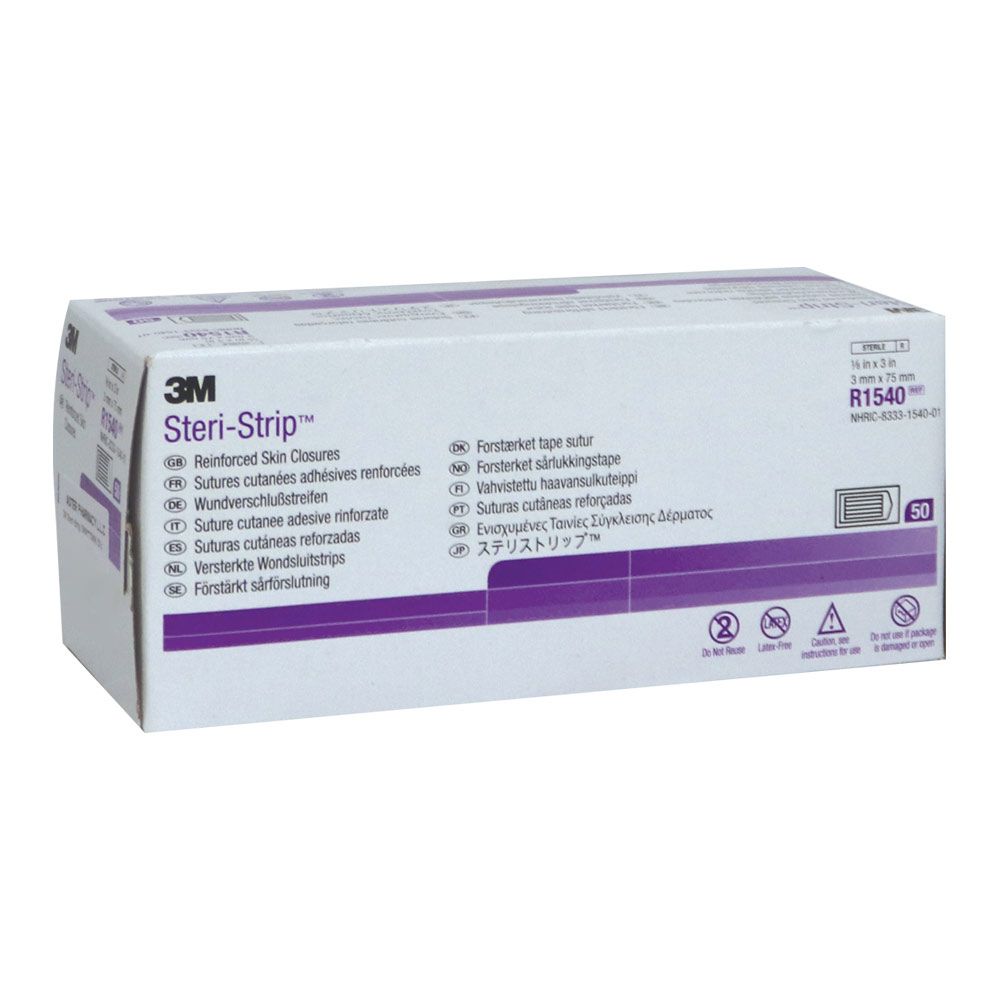3M Steri-Strip 3 mm x 75 mm 50's