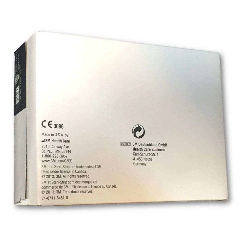 3M Steri-Strip 12 mm x 100 mm 50's