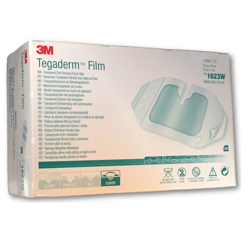 3M Tegaderm Transparent Film Dressing 6 cm x 7 cm 100's