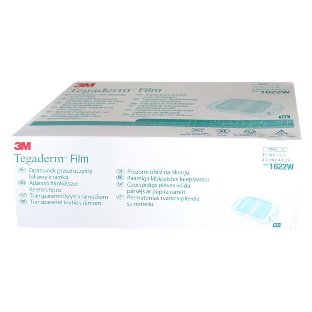 3M Tegaderm Film 4.4 cm x 4.4 cm 100's
