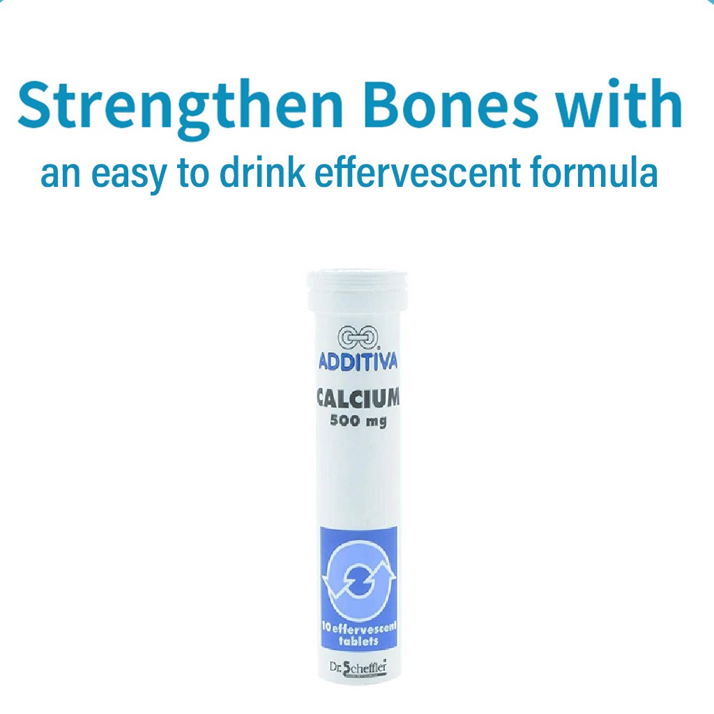 Additiva Calcium 500 mg Effervescent Tablets 10's