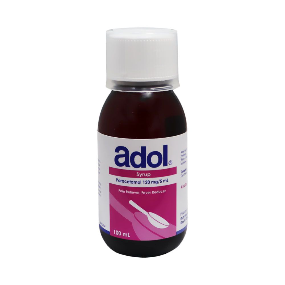 Adol Paracetamol 120 mg / 5 mL Syrup 100 mL