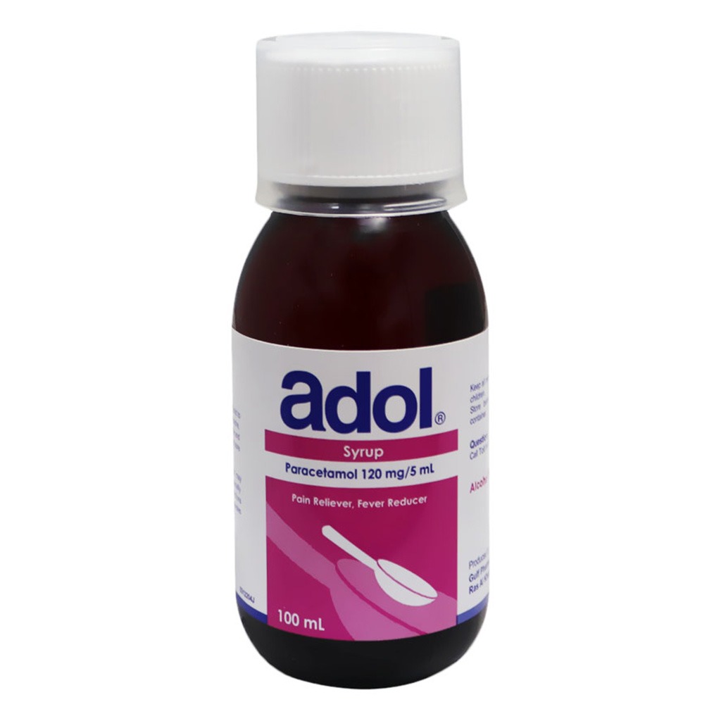 Adol Paracetamol 120 mg / 5 mL Syrup 100 mL