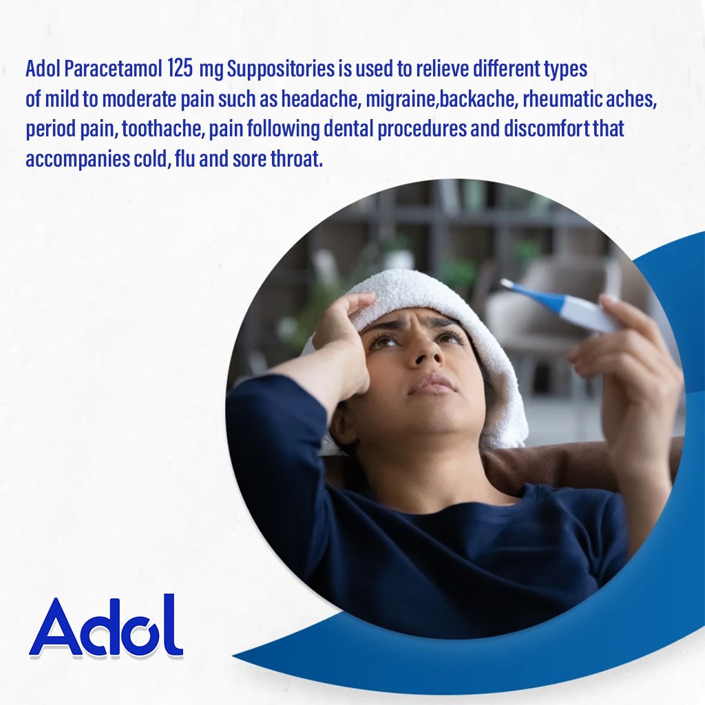 Adol 250 mg Suppositories 10's