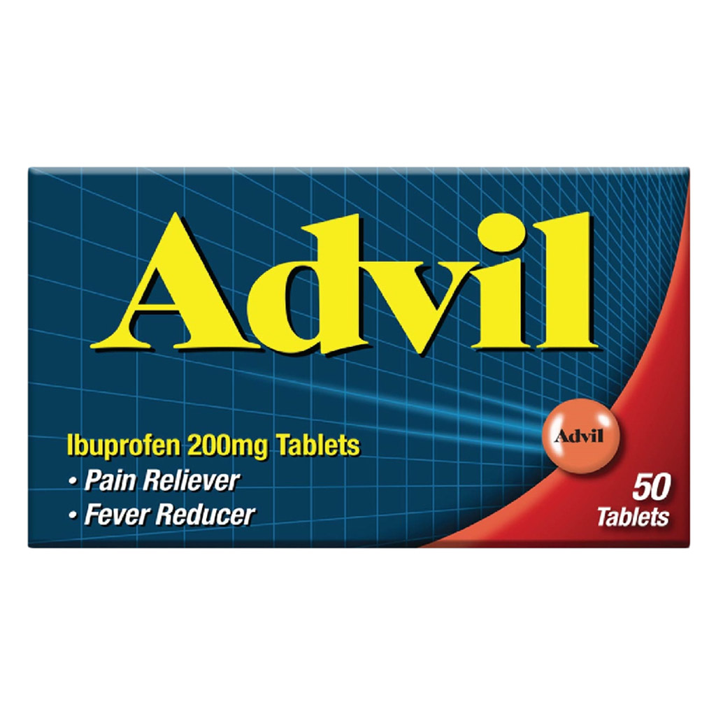 Advil 200 mg Tablets 50's