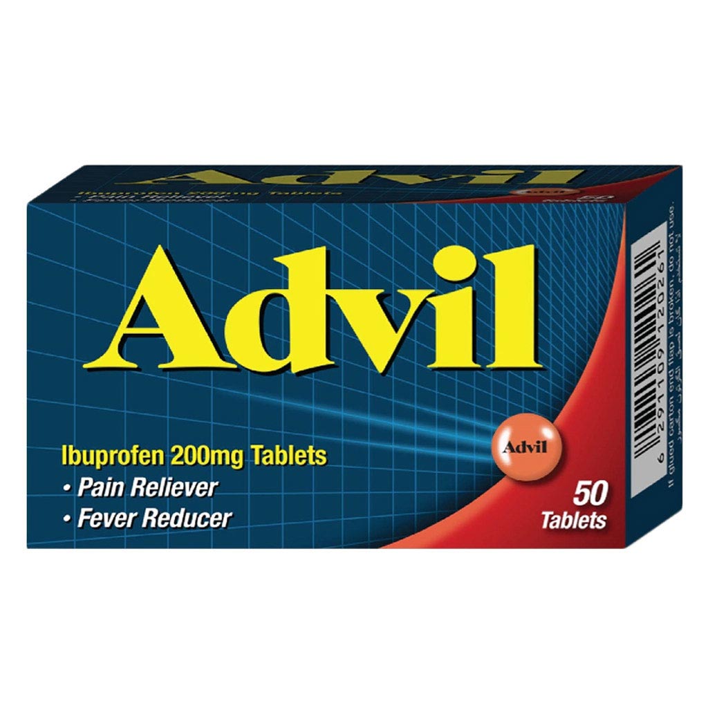 Advil 200 mg Tablets 50's