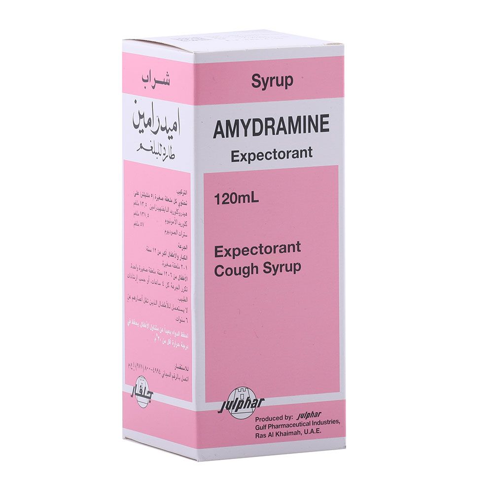 Amydramine Expectorant Cough Syrup 120 mL