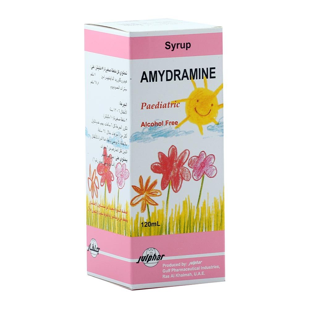 Amydramine Pediatric Syrup 120 mL