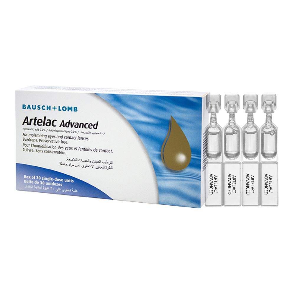 Artelac Advanced Eye Drops Single Dose Unit 30's