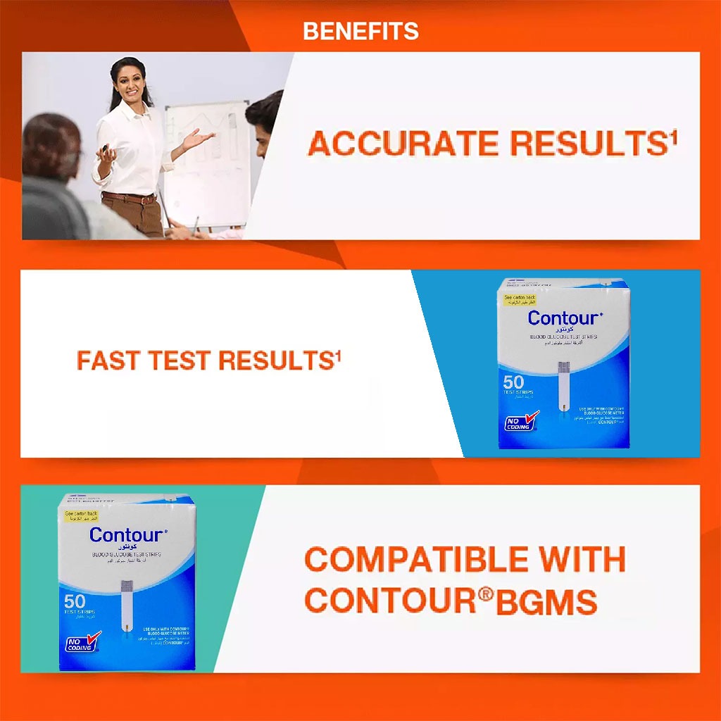 Ascensia Contour Strips 50's