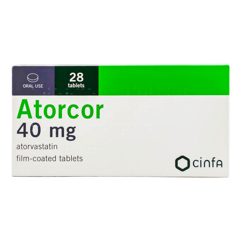 Atorcor 40mg Tablets, Pack of 28's