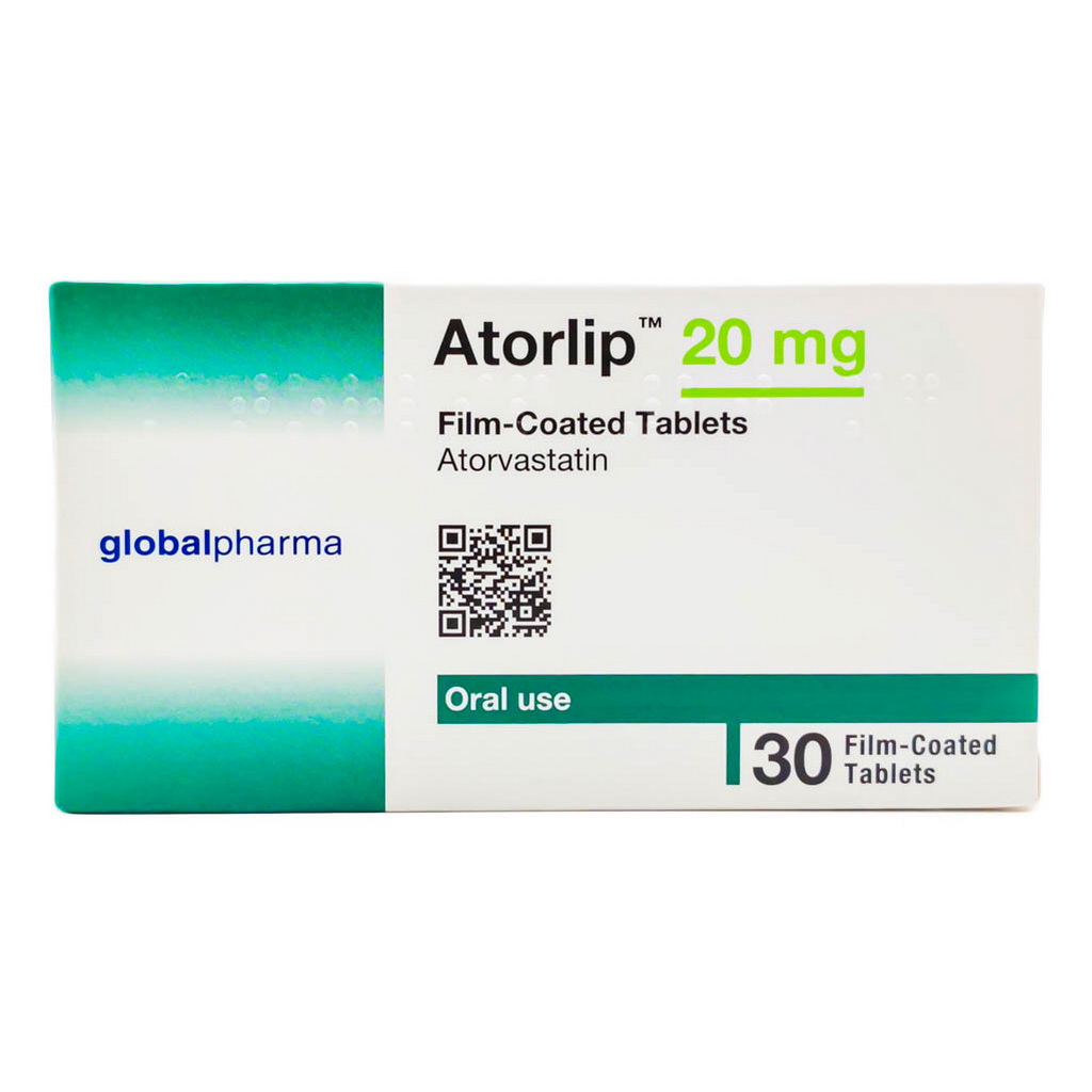 Atorlip 20mg Tablets, Pack of 30's