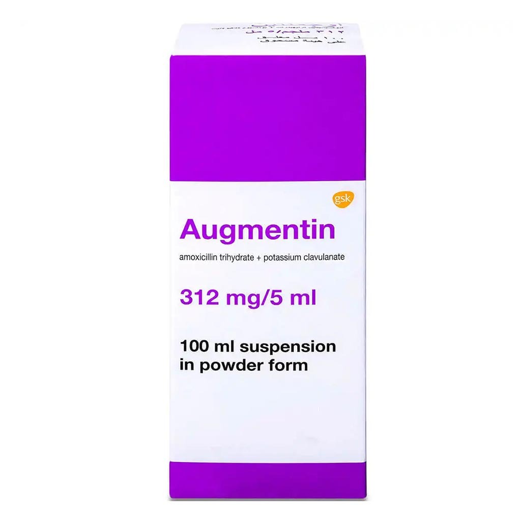 Augmentin 312mg/5ml Powder For Oral Suspension 100ml