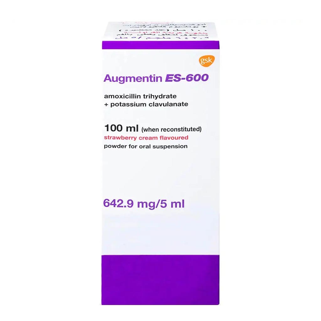 Augmentin ES 600mg/5ml Powder For Oral Suspension 100ml