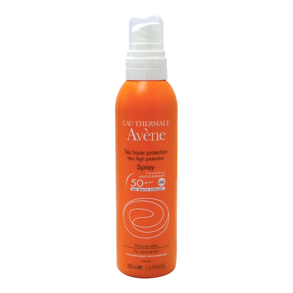 Avene SPF50+ Sunscreen Spray For High Sun Protection 200ml