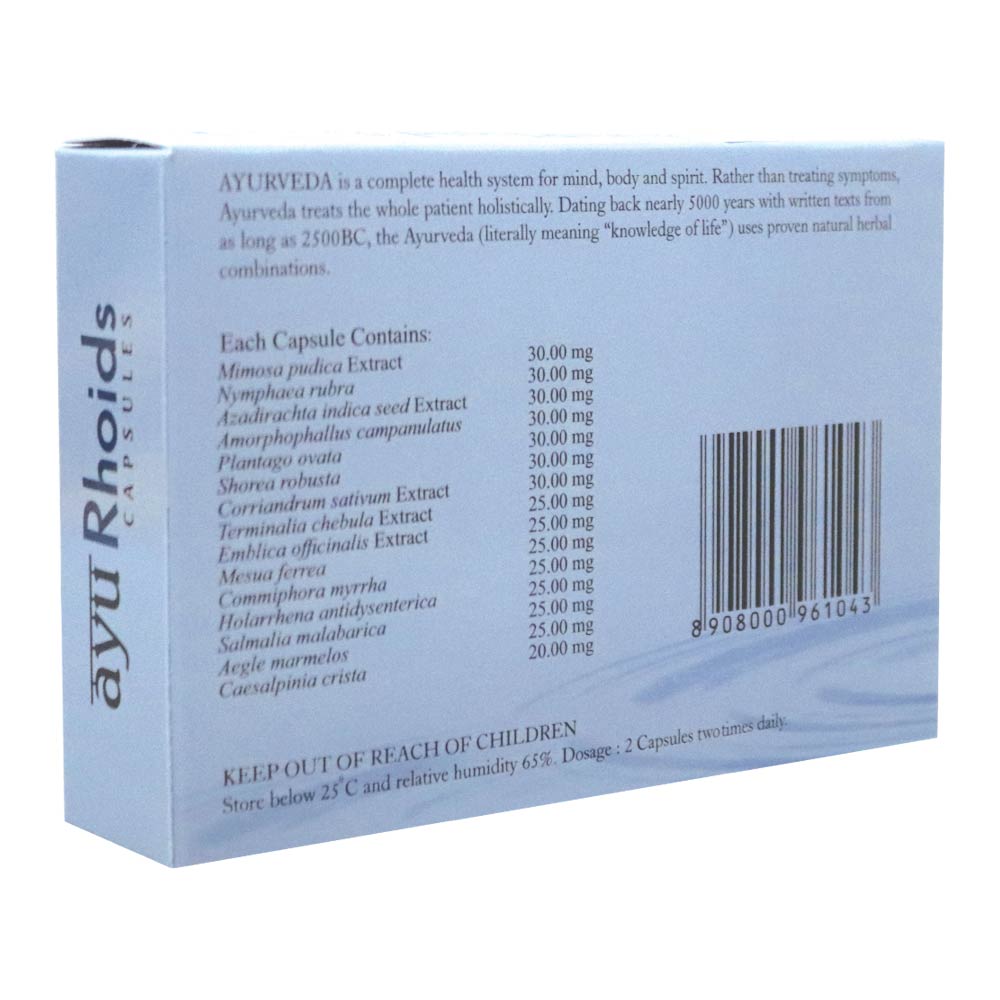 Ayurhoids Capsules 60's