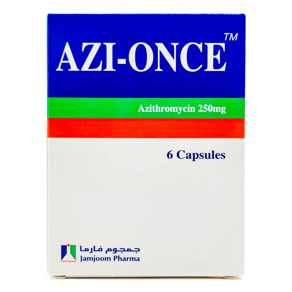 Azi Once 250mg Capsules, Pack of 6's