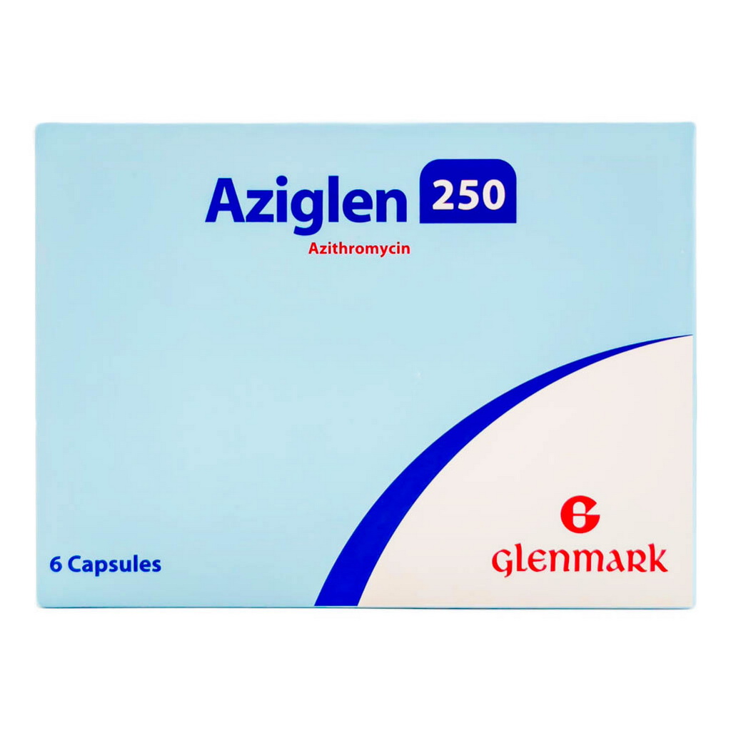 Aziglen 250mg Capsules, Pack of 6's