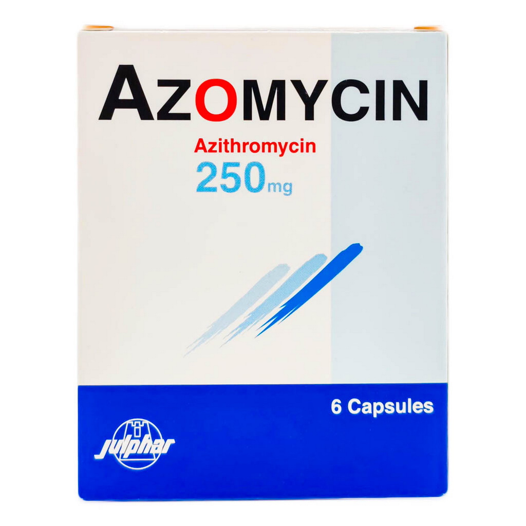 Azomycin 250mg Capsules, Pack of 6’s