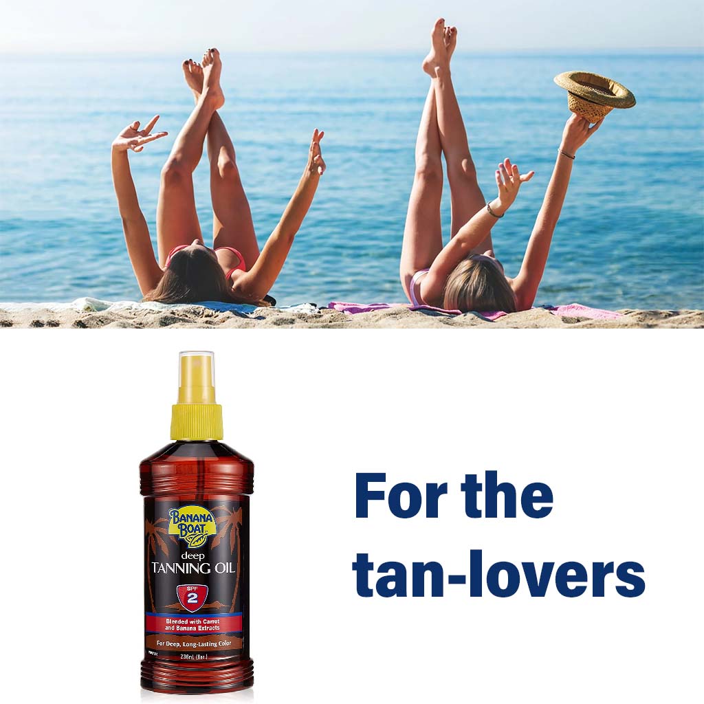 Banana Boat SPF2 Deep Tanning Oil 236 mL