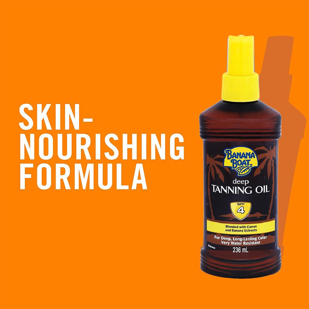 Banana Boat SPF4 Deep Tanning Oil 236 mL