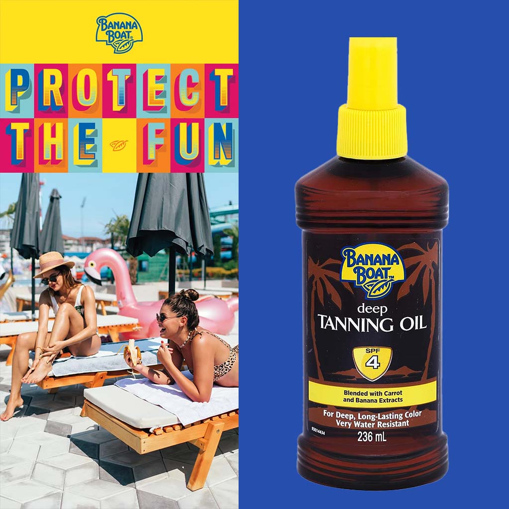 Banana Boat SPF4 Deep Tanning Oil 236 mL