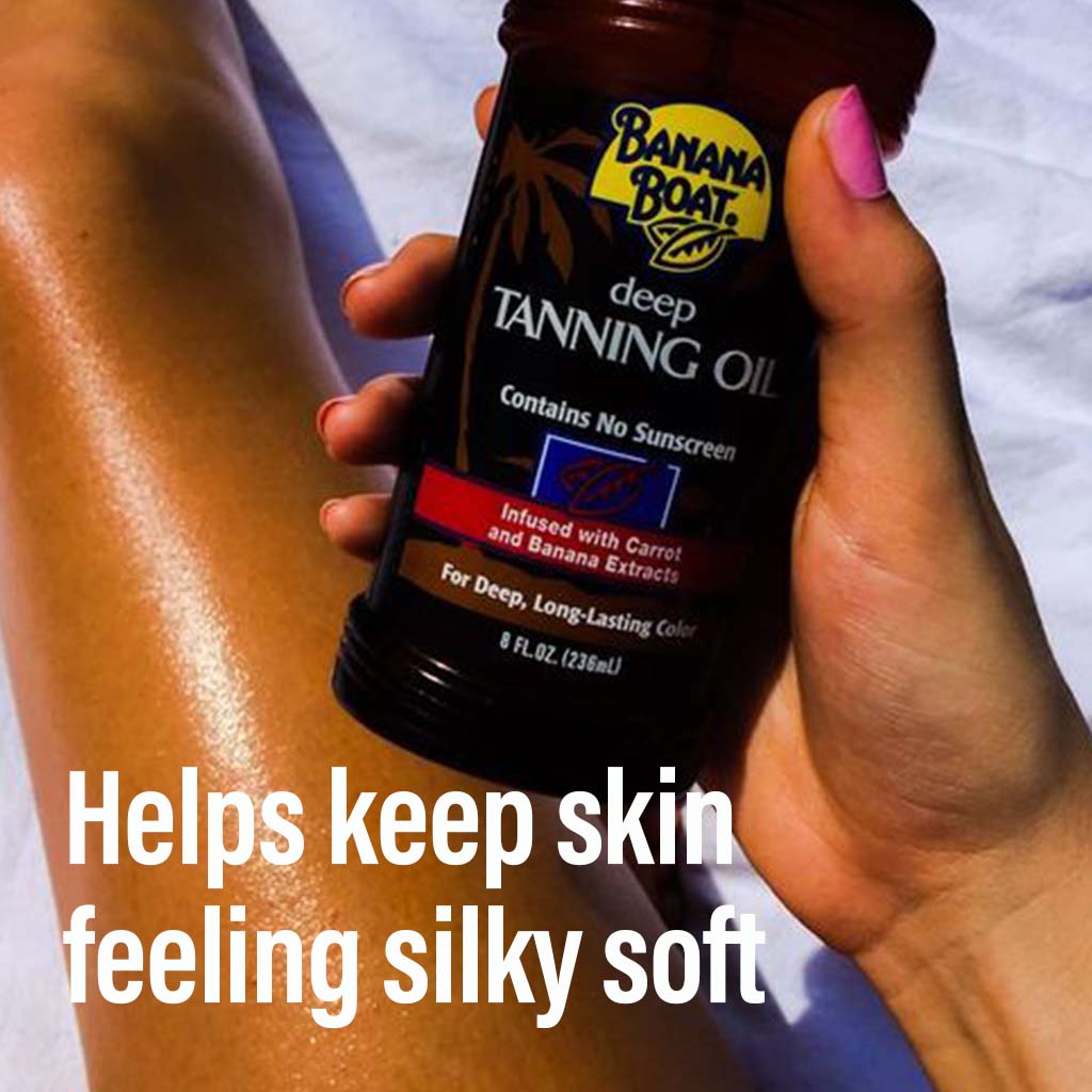 Banana Boat Deep Golden Tanning Oil 236 mL