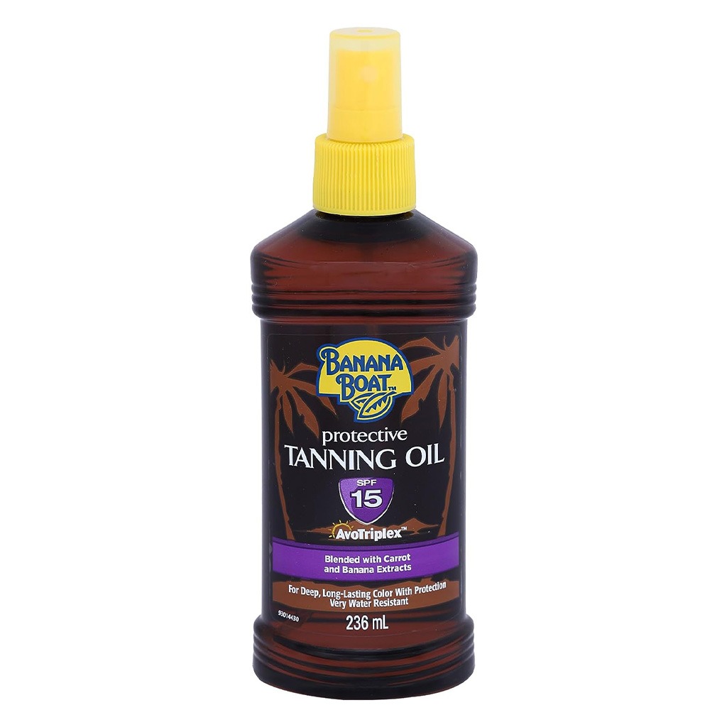 Banana Boat SPF15 Protective Tanning Oil 236 mL
