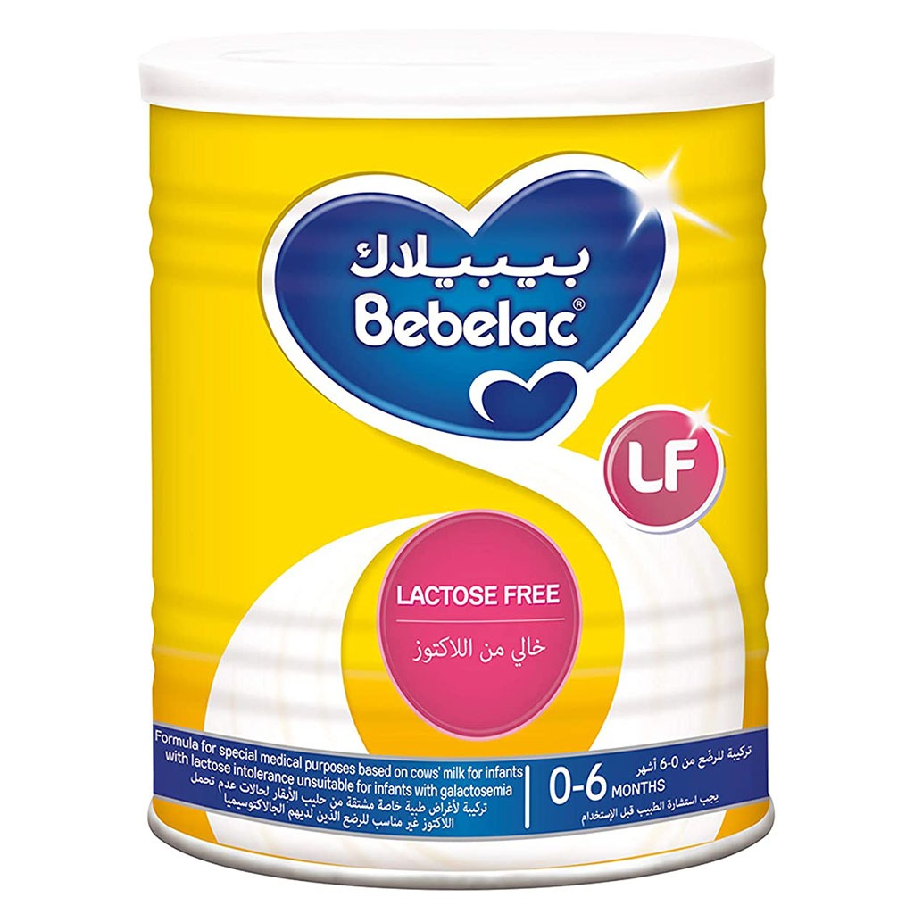 Bebelac LF Lactose Free Infant Milk Formula For 0 To 6 Months Baby 400g