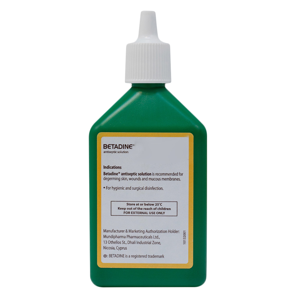 Betadine Povidone Iodine Antiseptic Solution 120ml