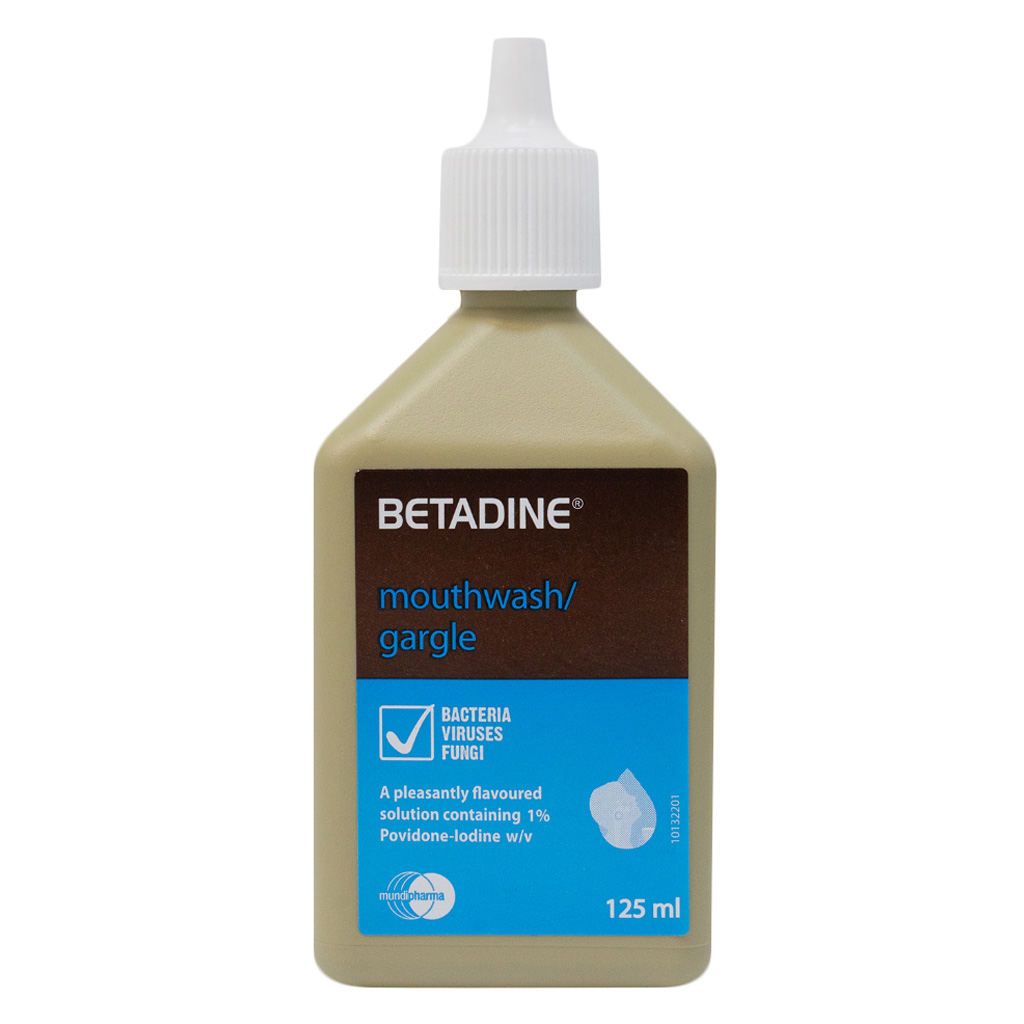 Betadine Mouthwash/Gargle 125 mL