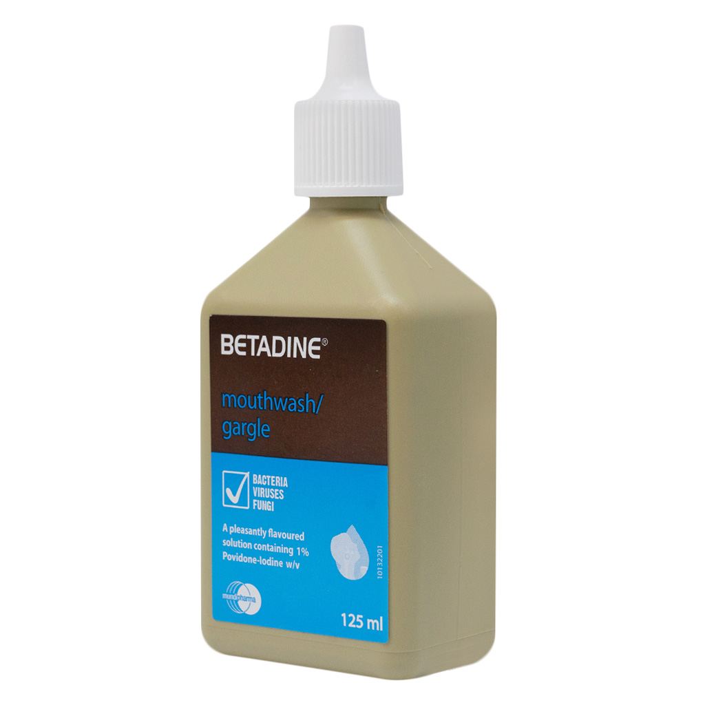 Betadine Mouthwash/Gargle 125 mL