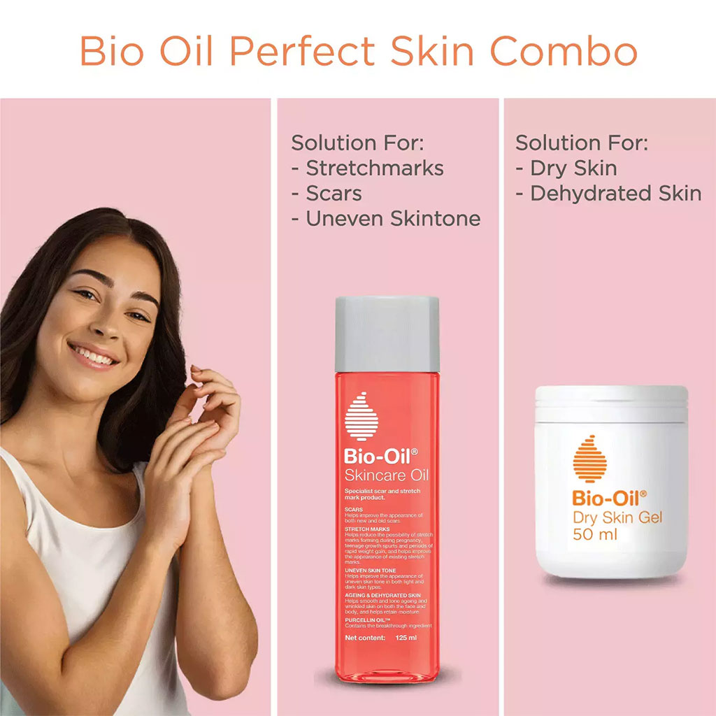 Bio-Oil Skincare Oil For Scars, Stretch Marks and Uneven Skin Tone 125 mL