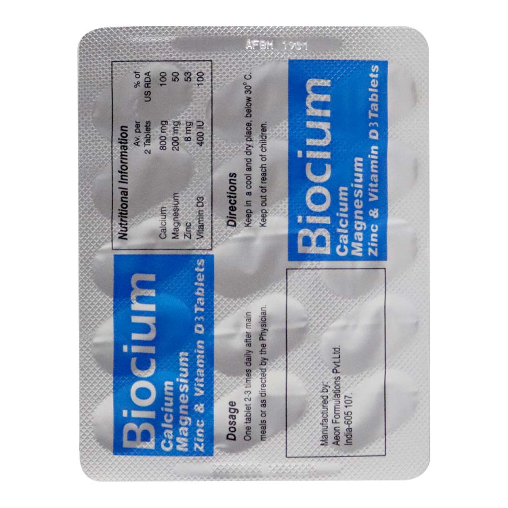 Biocium Tablets 30's