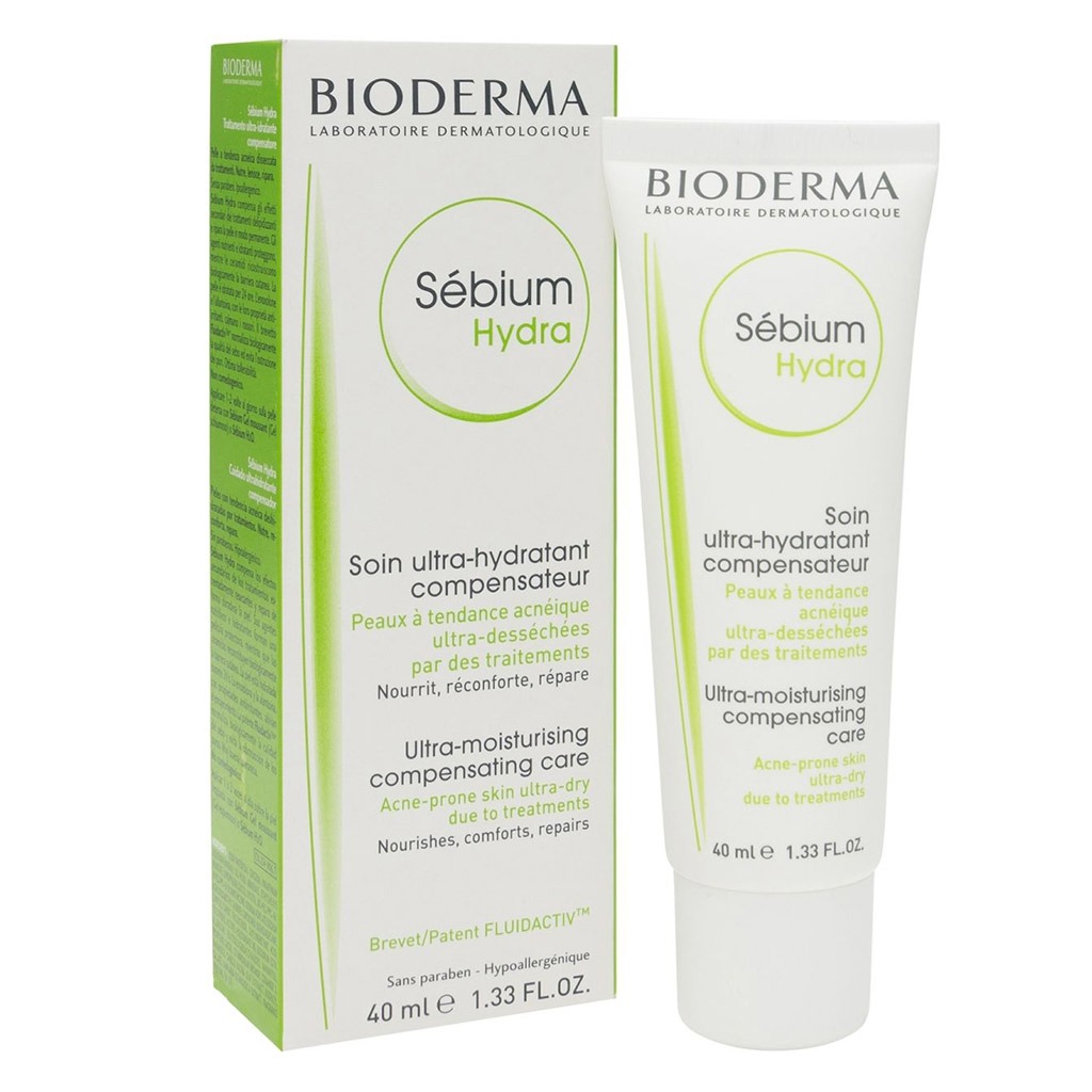 Bioderma Sebium Hydra Ultra-Moisturising Cream For Oily & Acne Prone Skin 40 mL