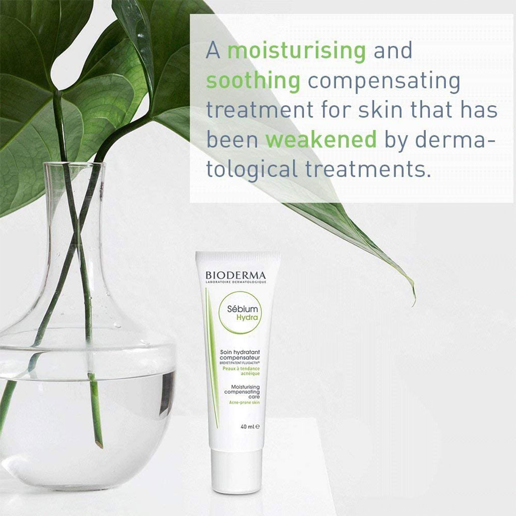 Bioderma Sebium Hydra Ultra-Moisturising Cream For Oily & Acne Prone Skin 40 mL