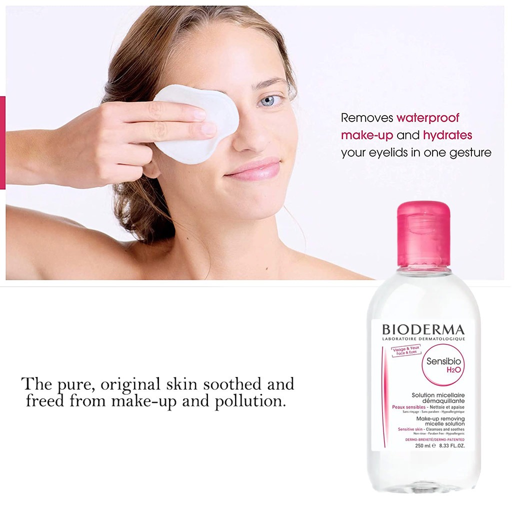 Bioderma Sensibio H2O Cleansing & Make up Removing Micellar Water 250ml