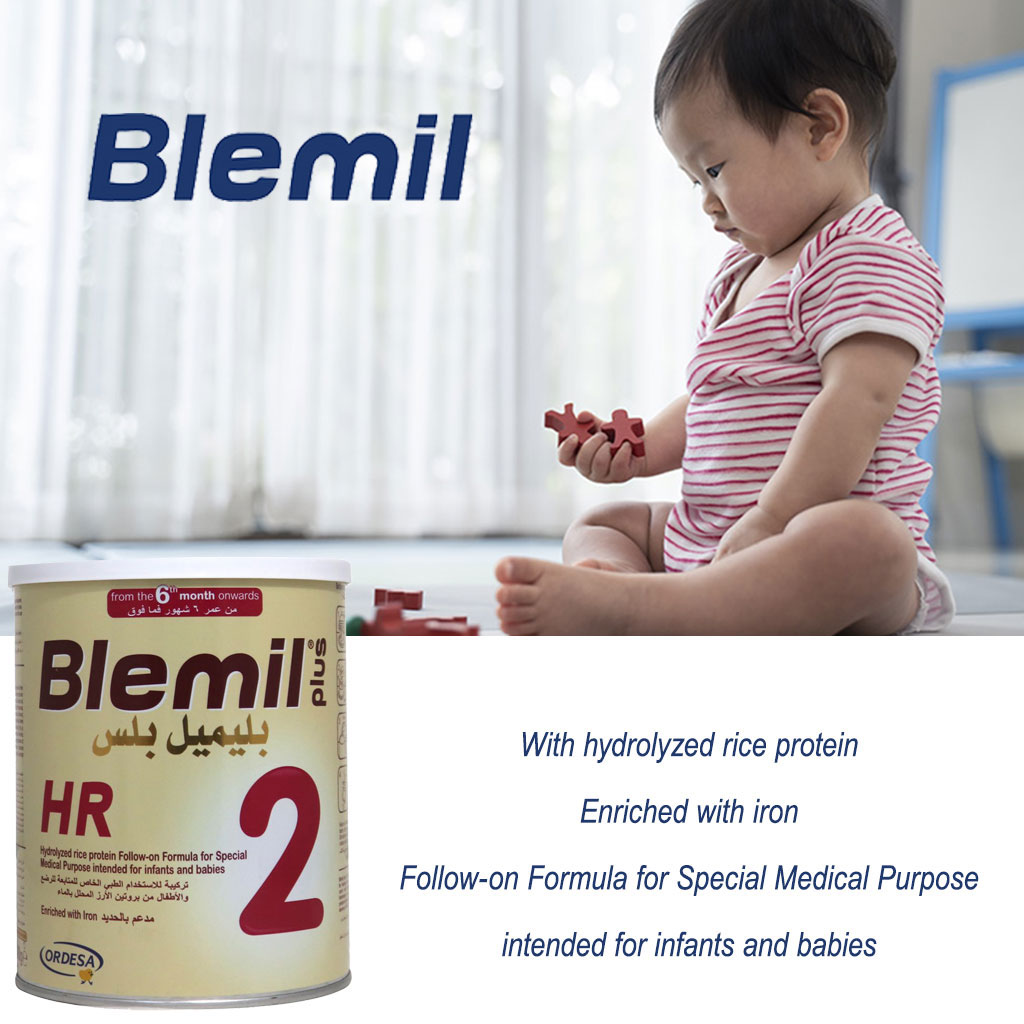 Blemil Plus Stage 2 HR Hydrolyzed Rice Protein Infant Milk Formula For 6+ Months With Cow Milk Allergy 400g