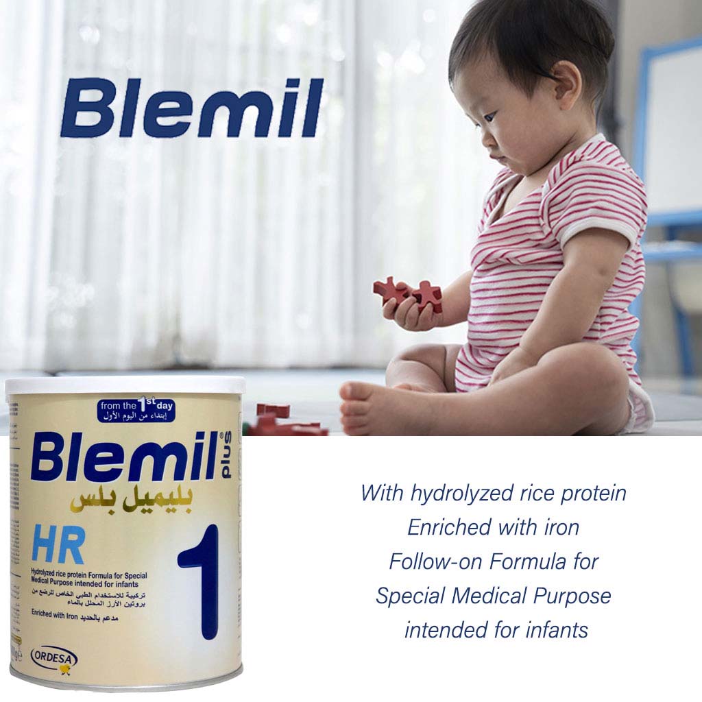 Blemil Plus Stage 1 HR Hydrolyzed Rice Protein Baby Milk Formula For 0 To 6 Months With Cow Milk Allergy 400g