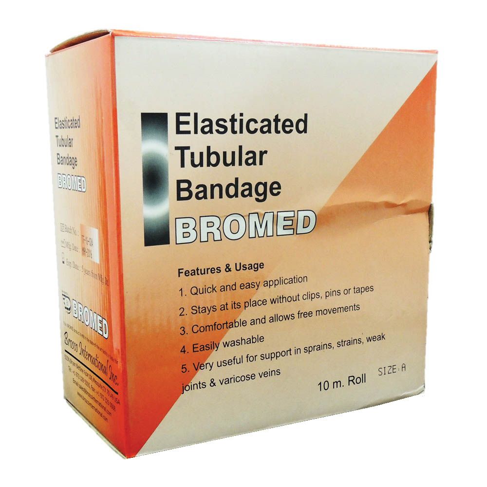 Bromed Elasticated Tubular Bandage A Roll 10 m