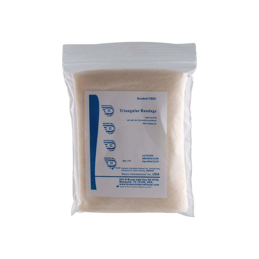 Bromed Triangular Bandage 91 cm x 91 cm x 130 cm 1's