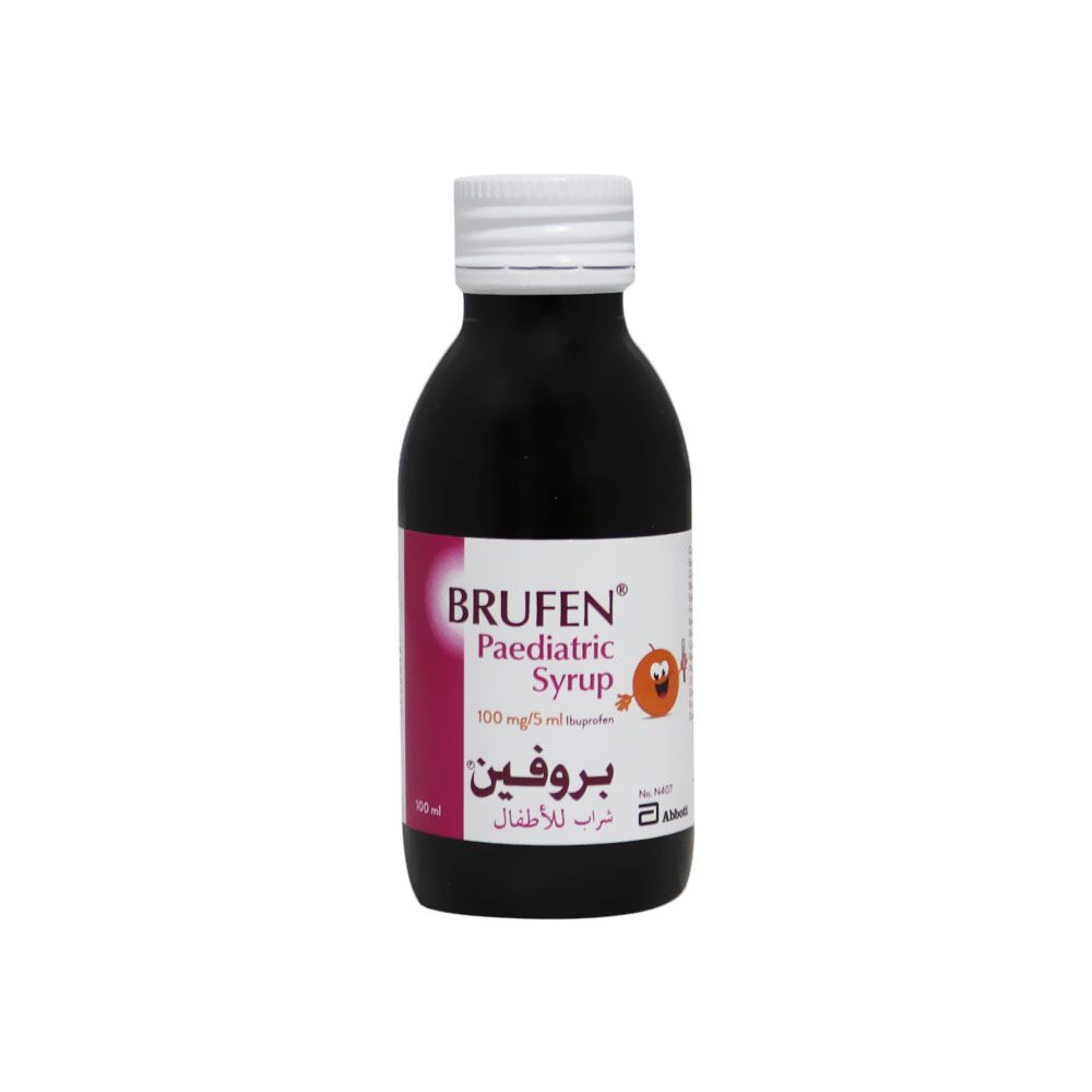 Brufen Paediatric Syrup For Fever & Pain Relief 100ml